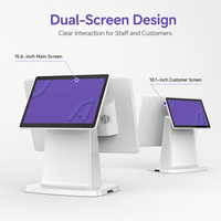 Dual Screen Cashier Payment System Touch Screen POS Payment Machine A680D1 Android Point of Sale Machine