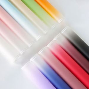 Papier d'emballage pour fleurs en plastique imperméable imprimé à double bordure dégradée, idéal pour les fleuristes (vente en gros) - Product Image 5