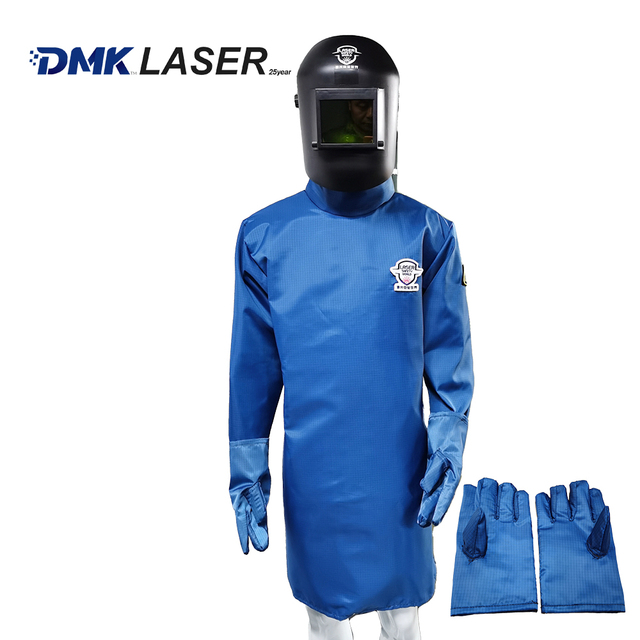 DMK Laser Safety Gloves and Clothing Used for Anti Laser Radiation During Laser Welding and Cleaning Operation