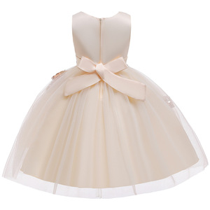 Vestido de Tul para Niña, Diseño Floral, Verano, Hecho a Mano, para Fiesta de Cumpleaños, Importado de China - Product Image 5