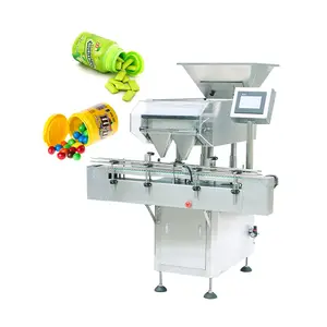 Full Automatic Electronic PLC Tablet Counter Counting And Filling Machine Line