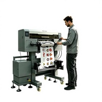 Mesin Cetak Digital Inkjet UV DTF Harga Pabrik LINKO dengan Print Head I3200 untuk Cetak Stiker di Cangkir, Koper, dll.