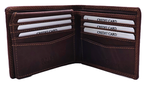 กระเป๋าสตางค์หนังวัวแท้แท้สำหรับผู้ชายแบบมืออาชีพ - Product Image 5