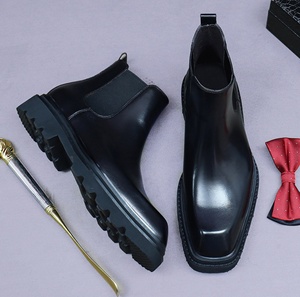 รองเท้าอ็อกซ์ฟอร์ดสไตล์วินเทจสำหรับผู้ชาย หนังแท้ ปิดหัวแบบสวม ใส่สบาย กันลื่น กันน้ำ ลายดอกไม้ เหมาะสำหรับงานแต่งงาน - Product Image 4