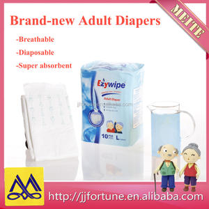 Couches pour adultes AAA bon marché en vrac <span class=keywords><strong>Rearz</strong></span>-New jetables en pulpe de cellulose douce respirante avec protection anti-fuite, motif imprimé, ultra-épaisses, taille moyenne - Product Image 6