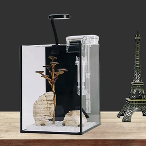 Wholesale Customised Light <strong>Fish</strong> Complete Kit Cute PC Glass <strong>Aquarium</strong> Tank with Accessories for <strong>Aquarium</strong> <strong>Beginners</strong> - Product Image 4