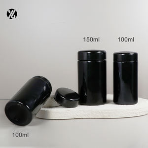 Offre Spéciale 100ml 150ml bouteille en verre ultraviolet UV noir Mir sur bocal en verre foncé UV supplément stockage des aliments pots de crème bouteille de thé - Product Image 5