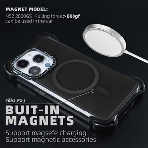 หรูหราอิ<span class=keywords><strong>น</strong></span>เทรนด์โทรศัพท์มือถือกรณีแม่เหล็กแท้กันกระแทกโทรศัพท์มือถือสําหรับ<span class=keywords><strong>iPhone</strong></span> 13 Pro Max 15 15pro Maxฝาครอบโทรศัพท์มือถือ - Product Image 4
