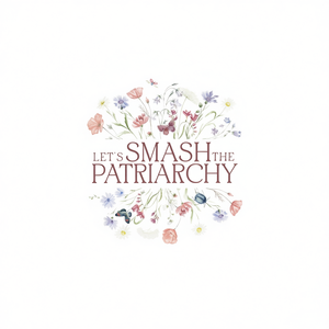 T-shirt femminista da donna, casual, girocollo, manica corta, 100% cotone, stampa floreale, top con stampa di uguaglianza, per tutte le stagioni, vestibilità regolare - Product Image 1