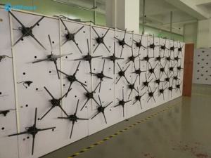 65Cm 3x3 soporte <span class=keywords><strong>de</strong></span> suelo portátil quiosco tótem publicidad en los medios reproductor <span class=keywords><strong>de</strong></span> Lcd <span class=keywords><strong>de</strong></span> señalización Digital holograma 3D ventilador Led pantalla - Product Image 6