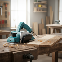 Outil multifonctionnel industriel portatif pour le façonnage des bords du bois, raboteuse électrique portable pour le travail du bois