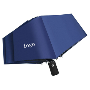 <span class=keywords><strong>Parapluie</strong></span> pliant avec logo personnalisé en caoutchouc noir avec protection UV <span class=keywords><strong>Léger</strong></span> <span class=keywords><strong>et</strong></span> robuste avec poignée renforcée - Product Image 2