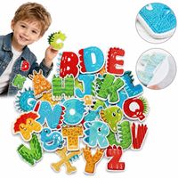 Patchs brodés en gros, lettres de l'alphabet A à Z, dinosaures et monstres, mignons et amusants, à thermocoller ou à coudre