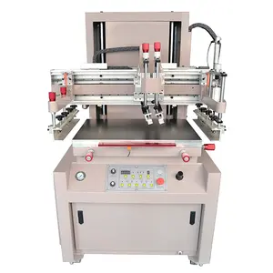 Plastic Stickers Sheet Flat Screen Printing Machine Maquina Serigrafia