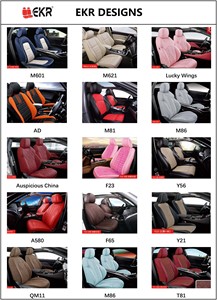 EKR vente en gros, bleu, noir, ensemble complet, housses de siège de voiture personnalisées spéciales adaptées pour <span class=keywords><strong>Toyota</strong></span> <span class=keywords><strong>CHR</strong></span> 2017-2022 - Product Image 5