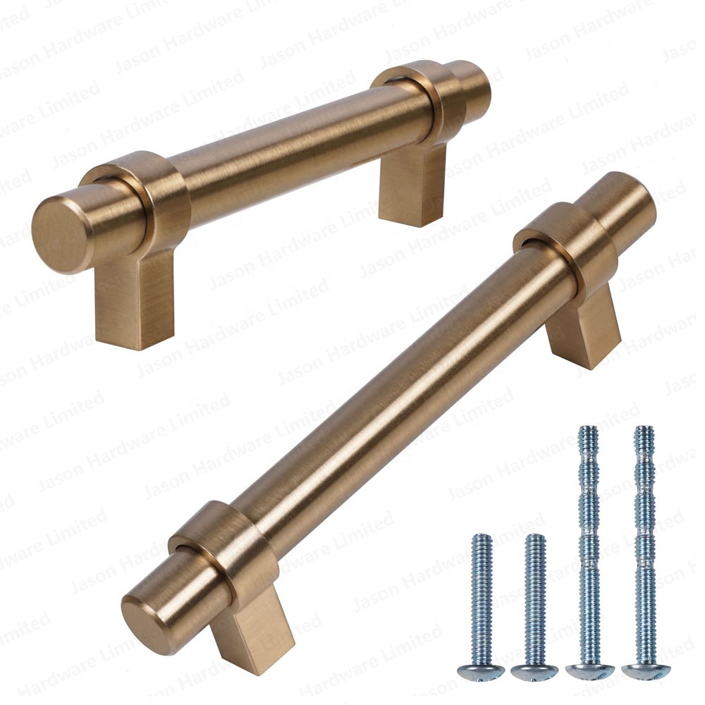 Ручки для современной кухни, Т-бар, Мебельная ручка для шкафа, китайский поставщик мебели, бронзовые ручки для шкафа цвета шампанского