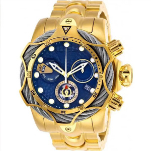 Montre Homme INVIC à Cadran Large, Bracelet en Acier Inoxydable, Sportive et Étanche, Style Clown, Vente Chaude Transfrontalière Europe-Amérique - Product Image 1