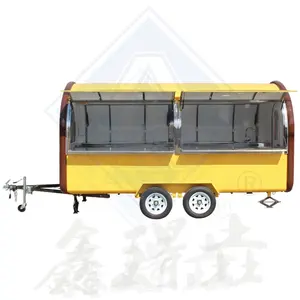 移动热卖定制600厘米工厂工业用天篷圆形模型单/双轴新设计移动食品卡车