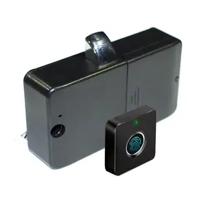 Biometric Fingerprint USB Charged Rechargeable+BatteriesBriefcase Lockers Cabinet Locks