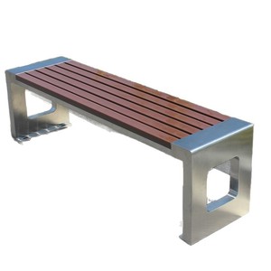 Bancas de Parque para Exteriores, Metálicas, Anticorrosivas, de Plástico, Madera, Acero Inoxidable, Sillas Reforzadas en Fila para Plaza Comunitaria - Product Image 5