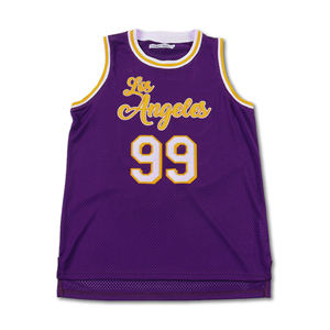 <span class=keywords><strong>Maillot</strong></span> de Basket Personnalisé TF Homme en Twill Tissé, Tenue de Basket Rétro Respirante à Séchage Rapide - Product Image 2