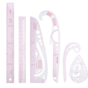Multiple Size <b>Sewing</b> <b>Set</b> Tailor Curve Plastic Ruler for Cloth Cutting Drawing - Product Image 1