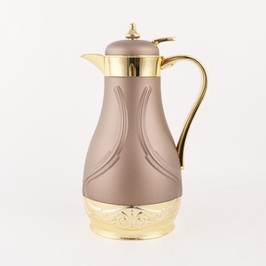 กระติกน้ำชาแบบอาหรับ ดัลลาห์  เก็บความร้อน พร้อมแก้วด้านในสีชมพู - Product Image 3