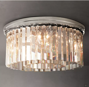 2025 Modern Large Custom ized Kronleuchter Wohnzimmer Kristall lampe Decken leuchte Luxuriöse <span class=keywords><strong>Rhys</strong></span> Flush mount - Product Image 3