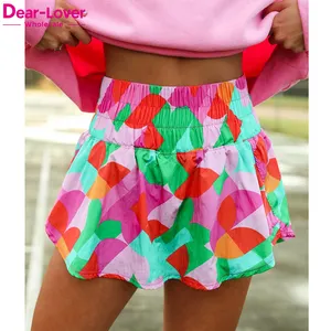 Dear-Lover Wholesale OEM ODM Private Label High Waist Casual Jogger Polyester Summer Shorts For Women