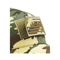 Patch camouflage auto-agrippant détachable, patch brodé drapeau américain, patch brodé personnalisé avec bande auto-agrippante, étiquette, casquette de baseball camouflage pour homme