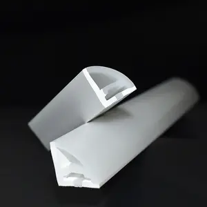 Bookcase wardrobe decoration ceiling corner light is suitable for 10MM lamp with 16x16 right-angle neon silicone tube