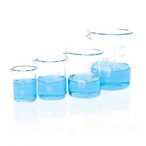 Vaso de Laboratorio de Vidrio Borosilicato de Forma Baja, Graduado de 50-1000 ml, Resistente al Calor y a la Corrosión, para Laboratorio, Química, Biología, Farmacia y Enseñanza - Product Image 1