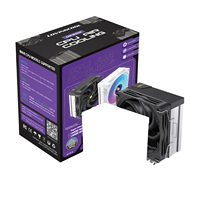 Refroidisseur d'air pour processeur de jeu de haute qualité, 5 caloducs, dissipateur thermique en cuivre et aluminium de 120 mm pour boîtier d'ordinateur LGA 115x AM5 AM4