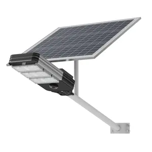 Yeni stil yüksek kalite su geçirmez köy duvar avlu solar lamba outdoor100w açık entegre led güneş enerjili sokak ışığı