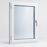 Fenêtre à battant en aluminium à pont thermique, modèles multiples personnalisés en usine, persienne moderne insonorisée, étanche et résistante au vent pour villa