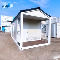 Zhongnan Maison conteneur de luxe détachable personnalisée à plat avec 2 chambres Maison modulaire préfabriquée Maison conteneur portable