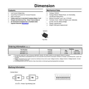 Jingdao rchottky <span class=keywords><strong>Diode</strong></span> b0530ws SOD-323 - Product Image 2