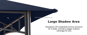 ABCCANOPY-Gazebo d'extérieur étanche, abri extérieur avec toit à 2 niveaux - Product Image 3