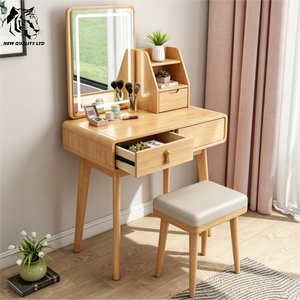 chinese factory cheapest customizable large stock ready to ship mirror dresser new fashion bedroom furniture wood drawer dresser - Product Image 5