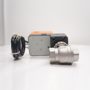 Vannes à boisseau sphérique motorisées Winvall 11/4'', 11/2'', 2'' FCU 2 voies en acier inoxydable SS304 0-10V pour le contrôle du débit d'eau WVA4-310+WSBV2... Ss Ba - Product Image 2
