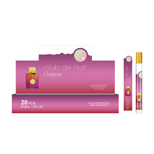 Ensemble de parfums quotidiens Untold Nightclub WC9898-37 35ml, parfum boisé avec senteur de lait, flacon en verre, style vaporisateur, fabriqué en Chine - Product Image 1