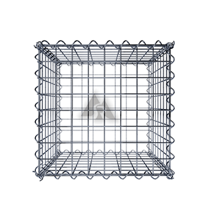 กรงหินเชื่อมรั้วเกเบียลเคลือบสังกะสีใช้ตกแต่งสวนขนาด40*40*40ซม. - Product Image 1