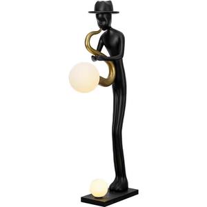 Lámpara de Pie con Figura de Hombre Tocando Saxofón, LED, Decoración para Hotel, Galería de Arte, Obra de Arte, Lámpara de Pie de Resina, Adornos para <span class=keywords><strong>Bar</strong></span> - Product Image 6