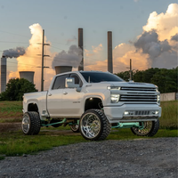 SL 26X10 26X12 22X10 26X16 Velg Tempa Aluminium Alloy Super Single Kustom dengan 8X180 8X170 untuk Silverado 2500HD Ford F250
