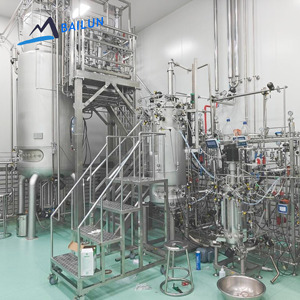 Biorreactor de 20L, 200L, 2000L, Fermentador de Acero Inoxidable con Camisa y Agitación, con Precio para Investigación Bacteriana y Microbiana - Product Image 1