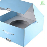 Cajas de Cartón Rígido Personalizadas al por Mayor con Forro de Esponja y Laminación Mate para Sombreros, Ropa, Bufandas y Guantes