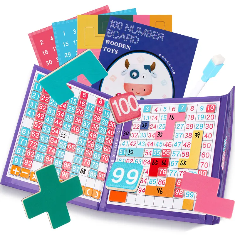 Montessori Magnetic Number Book Math Toy Count Brettspiele Arith metis ches Lernen Lehrmittel Frühes Lernspiel zeug für Kinder