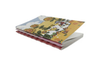 Carnet de notes de luxe personnalisé imprimé sur mesure, 100 feuilles de papier couché, écriture facile, pour enfants, avec logo, vente en gros