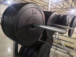 Plaques d'haltères enduites de caoutchouc Plaque de poids Gymrubber 28mm Plaque de caoutchouc Pare-chocs <span class=keywords><strong>20kg</strong></span> - Product Image 3