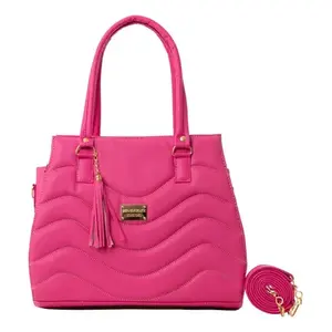 Bolso Tote Casual para Mujer Fana Alissa, Color Buganvilia, Correa de Cadena, Forro Acolchado de PU, M3768 - Product Image 1